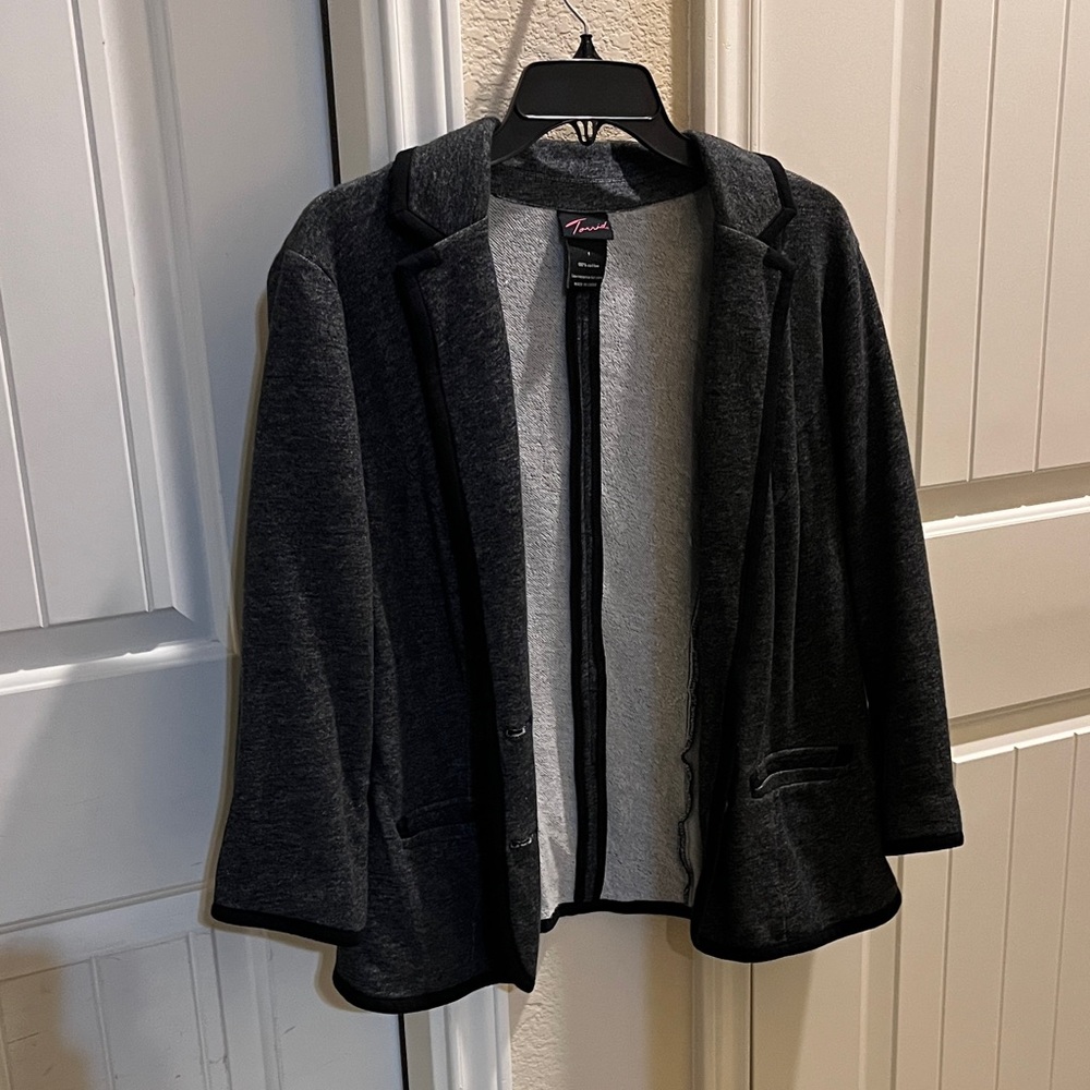 Torrid Charcoal Blazer Jacket